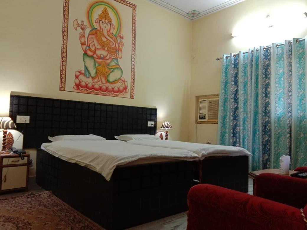 Hotel New Park Pushkar Exteriör bild